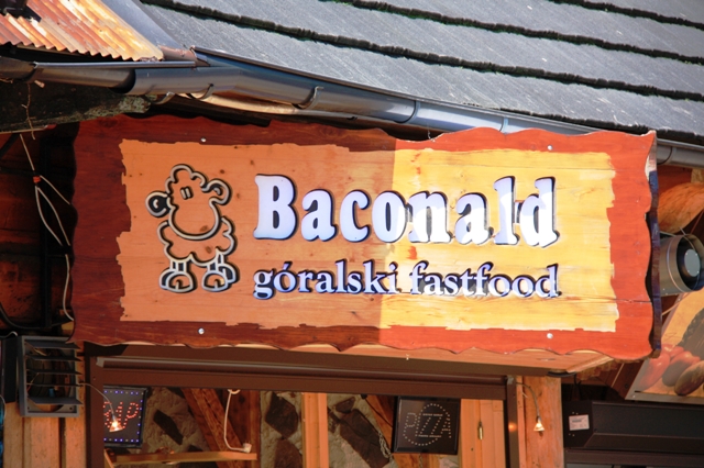 Baconald góralski fastfood