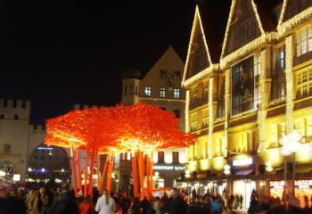 Świąteczne Jarmarki Monachium, deptak pomiędzy Marienplatz a Karlsplatz