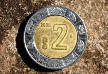 Dwa peso Meksykańskie peso