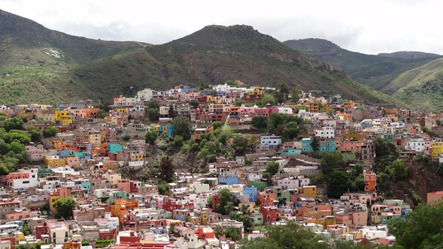 Guanajuato panorama miasta