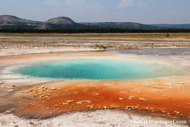 Gorące jeziorko yellowstone