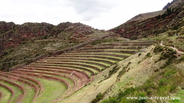 Ruiny pisac i tarasy