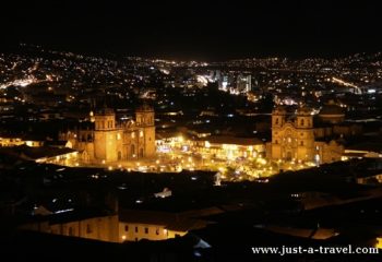 Cuzco w nocy