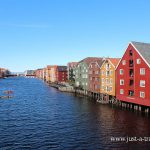 Trondheim i domy na palach