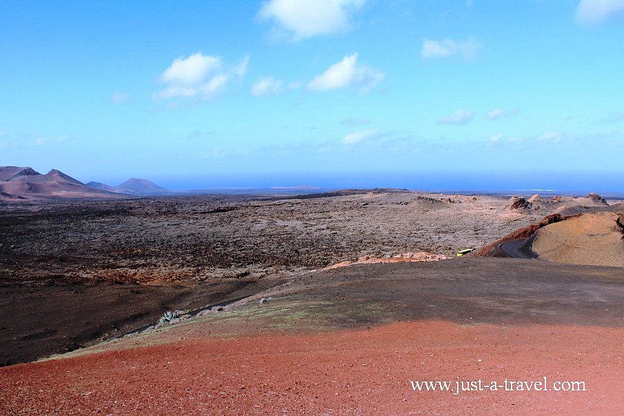 Księżycowy krajobraz na Lanzarote