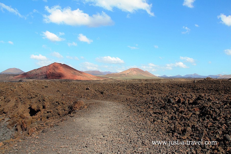 Montana Bermeja na Lanzarote