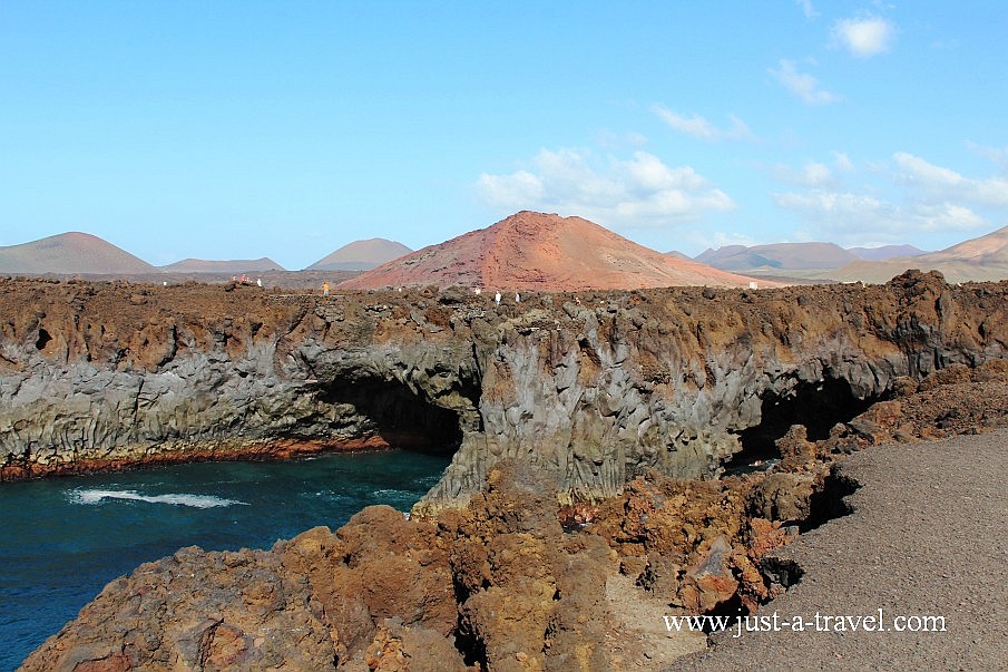 Los Hervideros na wyspie Lanzarote