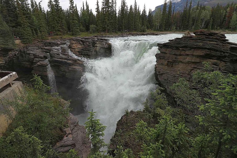 Park Narodowy Jasper, Kanada, Wodospady Athabasca