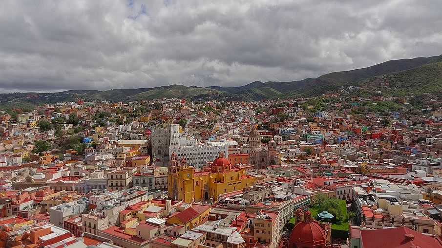 Guanajuato miasta kolonialne Meksyku