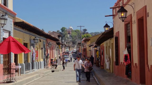 San Cristobal de las Casas miasta kolonialne Meksyku
