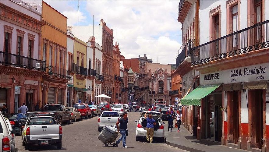 Zacatecas miasta kolonialne Meksyku