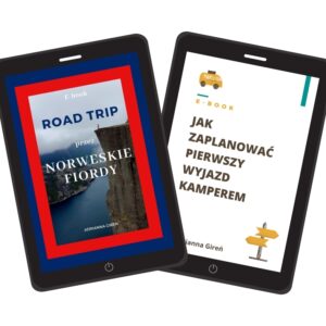 Pakiet dwóch e-booków Roadtrip przez norweskie fiordy i Jak zaplanować pierwszy wyjazd kamperem
