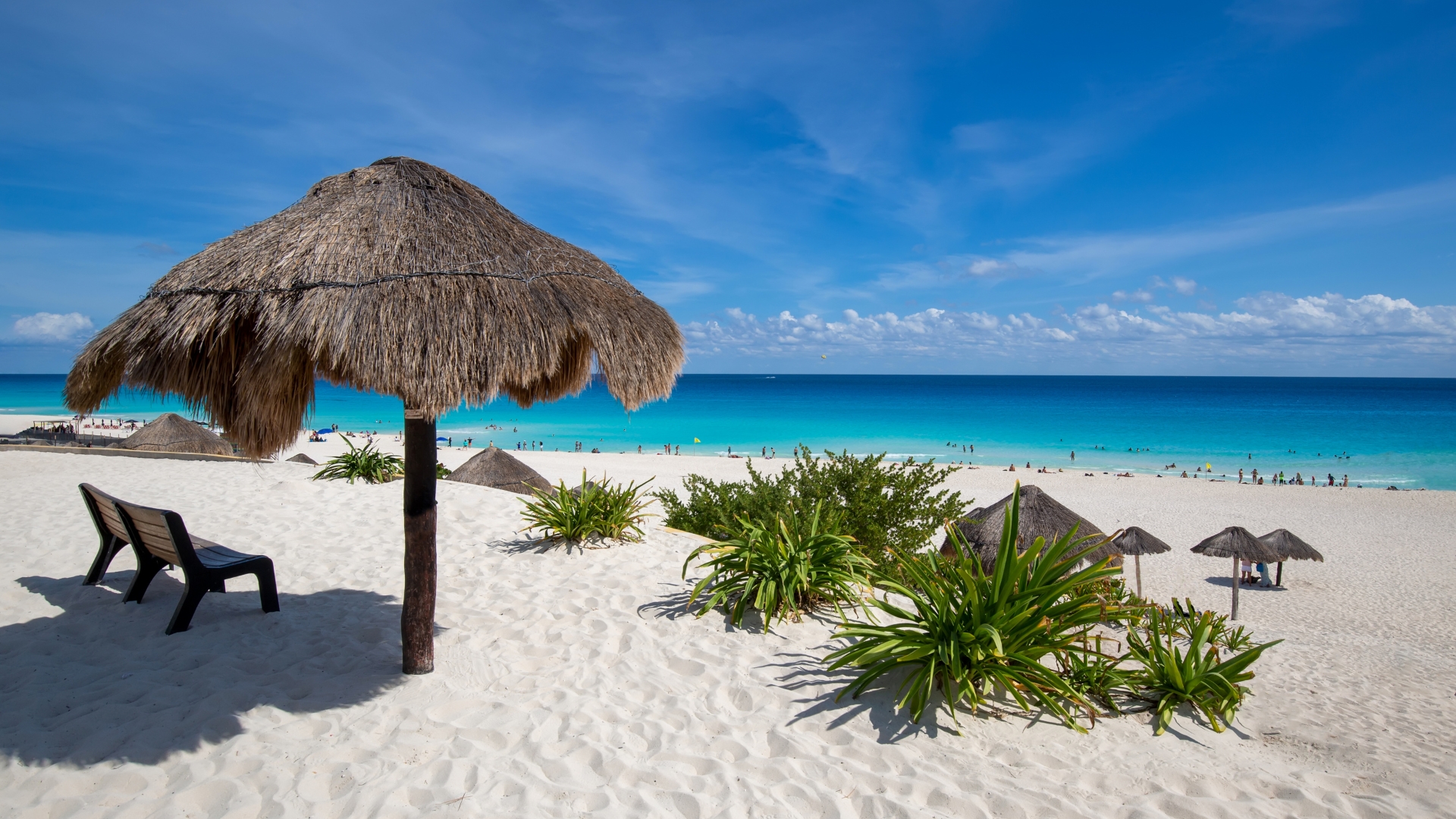 Najpiękniejsze plaże na Jukatanie - Playa los Delfines Cancun