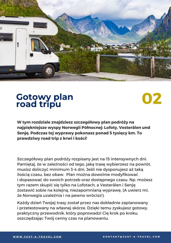 Lofoty, Vesterålen, Senja – Gotowy plan road tripu krok po kroku – E-book