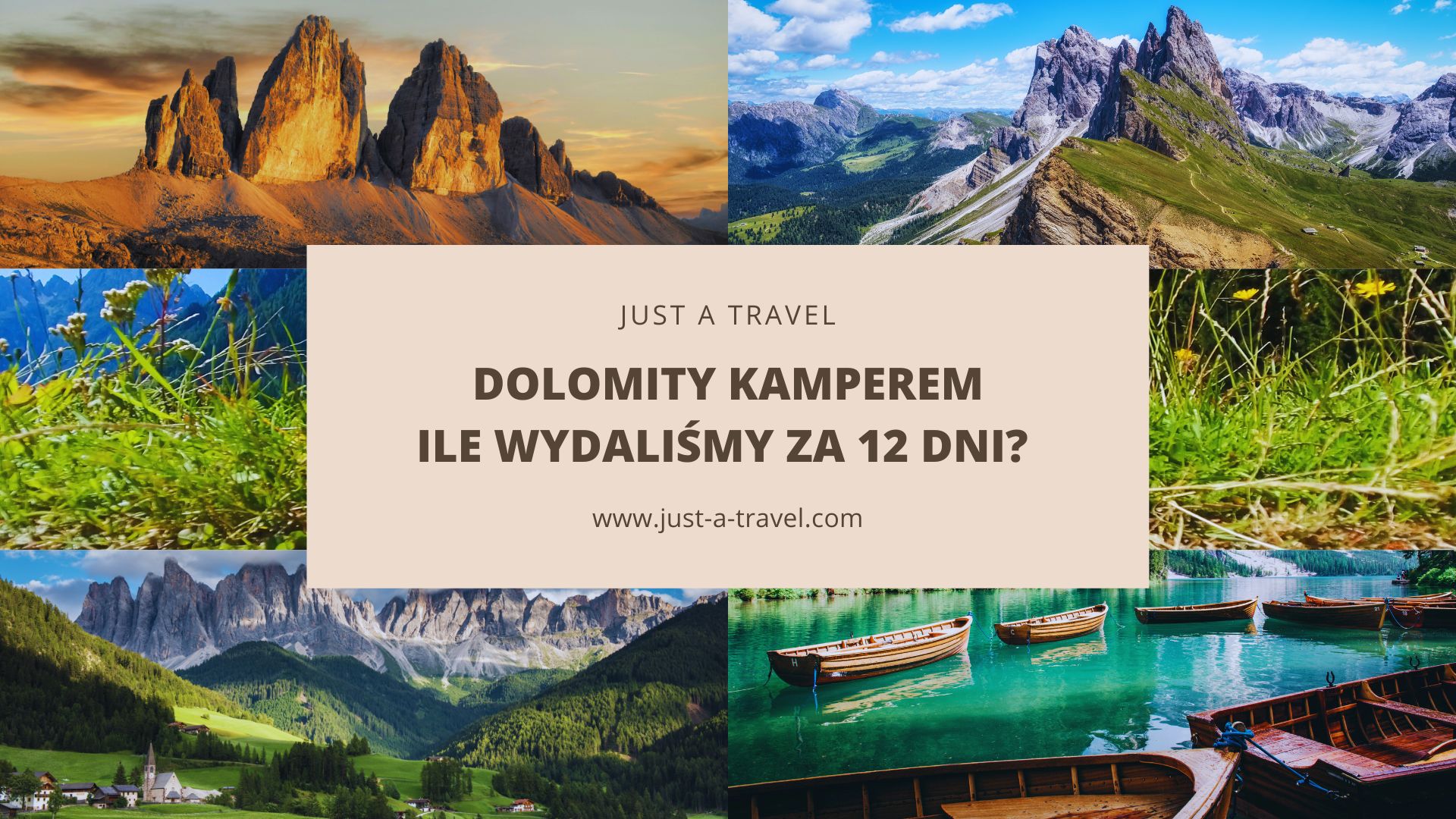Dolomity kamperem koszty