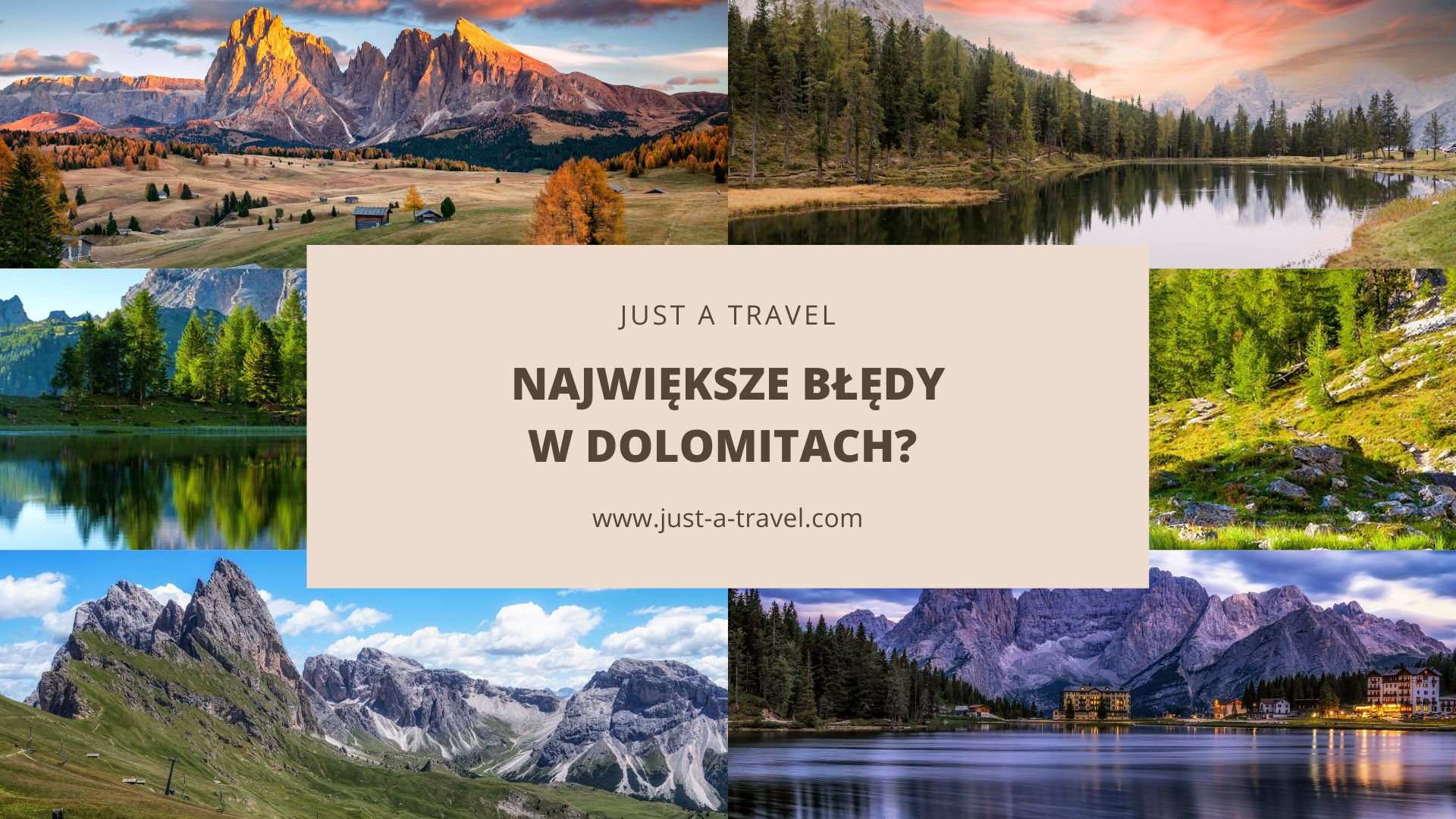 Błędy w Dolomitach